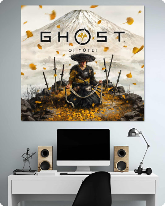 Ghost of Yotei Game Poster - 6-Piece Split Set | 2x3