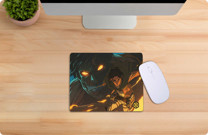 Attack on Titan Anime Deskmat – Eren Yeager & Titan Form