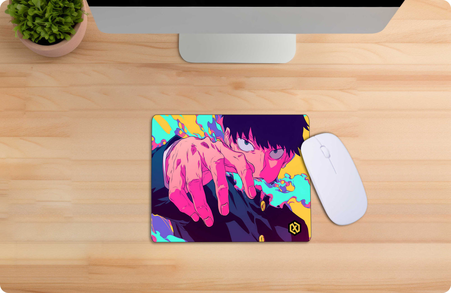 Mob Psycho Shigeo Kageyama Anime Deskmat – 100% Power Anime