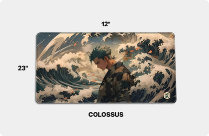 One Piece Zoro Anime Deskmat - Three Swords Style