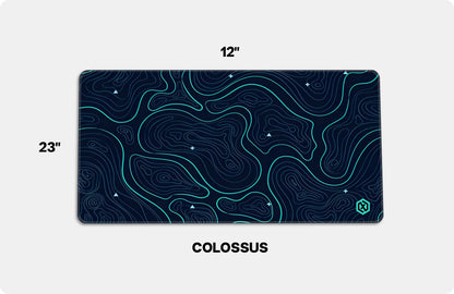 Abstract Linescape Deskmat - Sleek Line Patterns