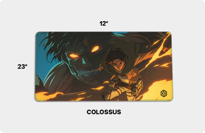 Attack on Titan Anime Deskmat – Eren Yeager & Titan Form