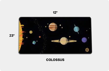 Solar System Deskmat – Planetary Orbit Galaxy