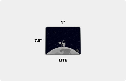 Astronaut on Moon Deskmat – Space Explorer