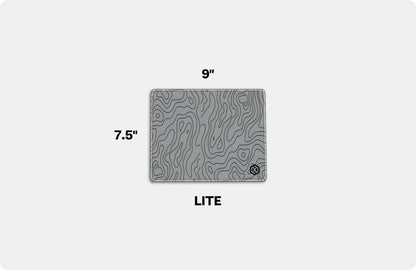 Geographic Abstract Waves Deskmat – Modern Design