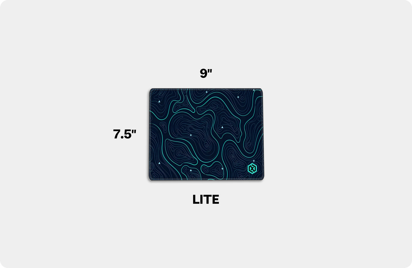 Abstract Linescape Deskmat - Sleek Line Patterns