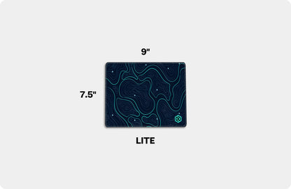 Abstract Linescape Deskmat - Sleek Line Patterns