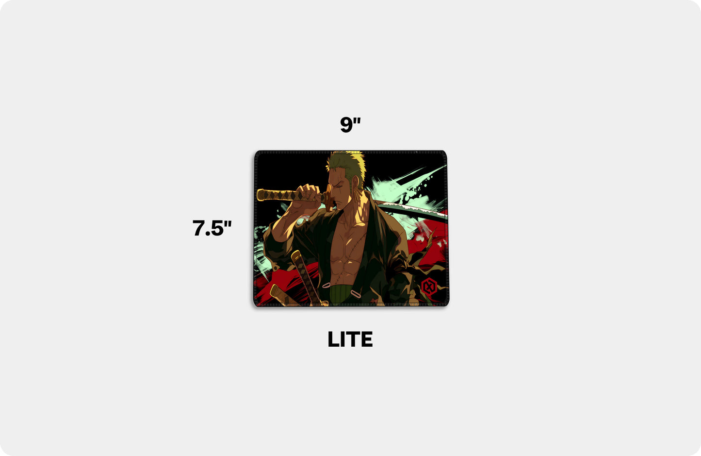 One Piece Zoro Anime Deskmat - Three Sword Style