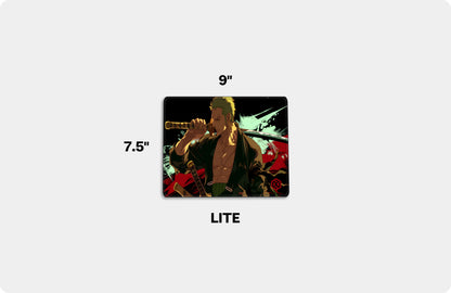 One Piece Zoro Anime Deskmat - Three Sword Style