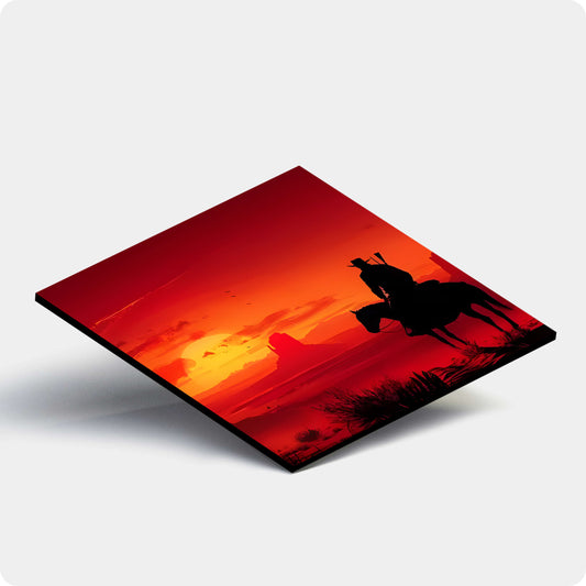 RDR2 Coaster - Western Sunset View