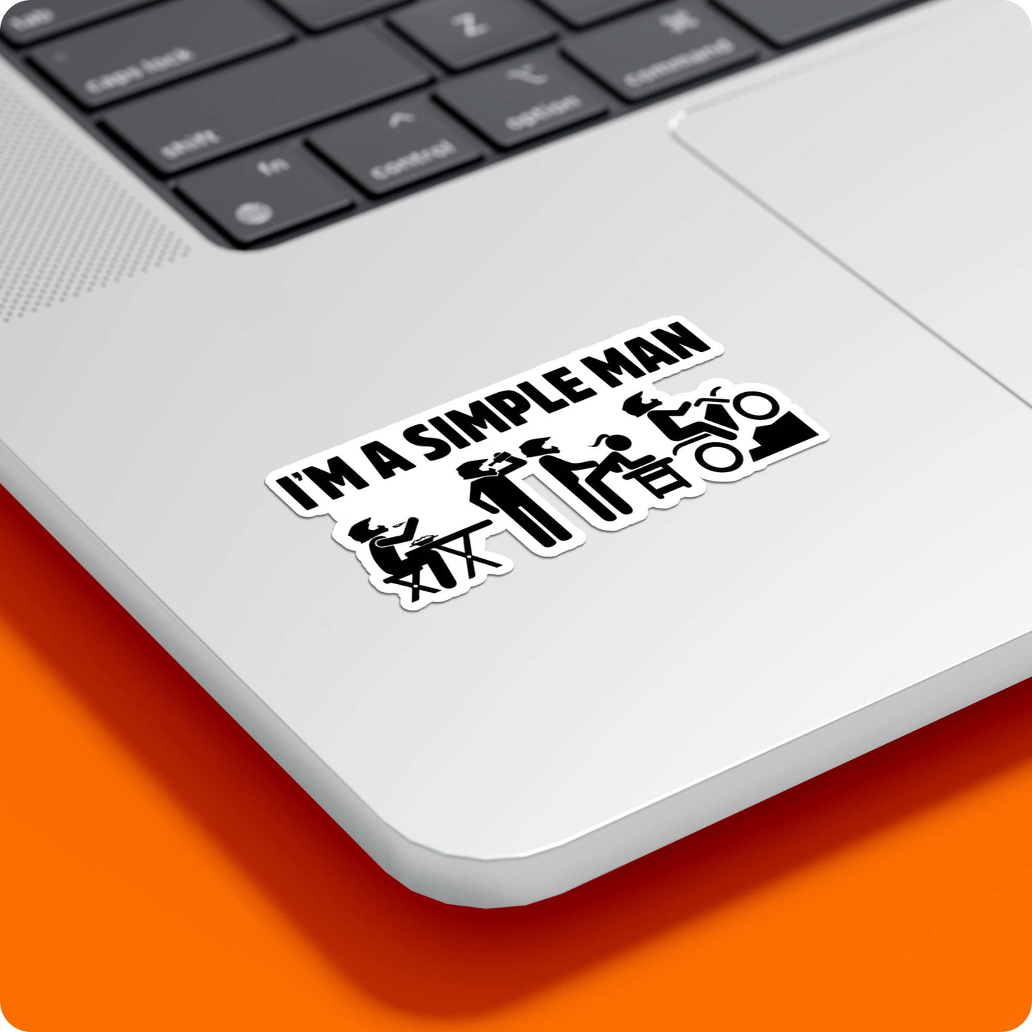 Biker Life Sticker – I'm a Simple Man