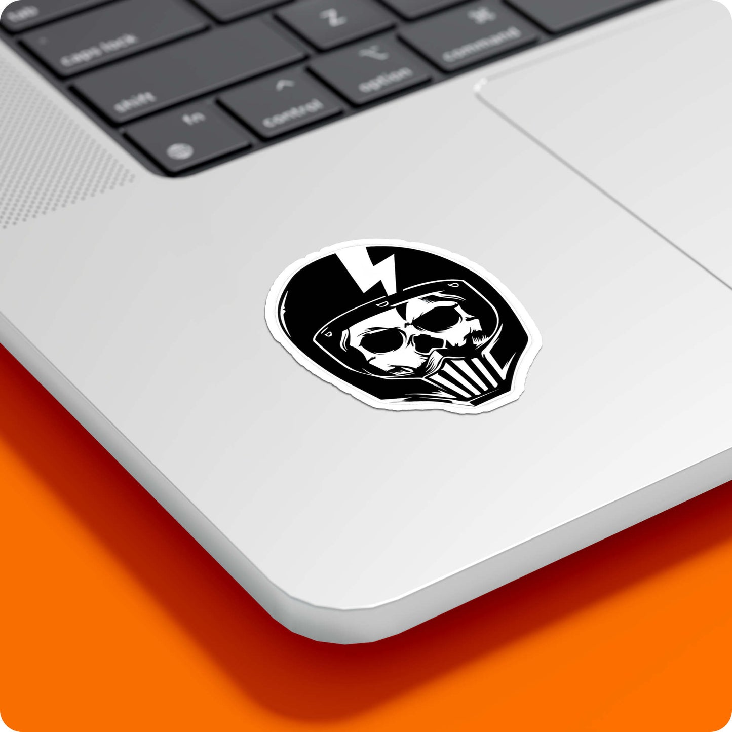 Biker Skull with Helmet Sticker – Ride Till death