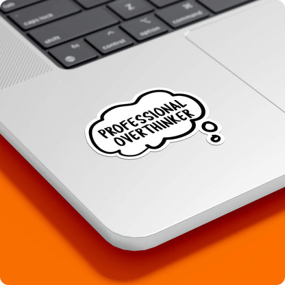 Professional Overthinker Funny Sticker