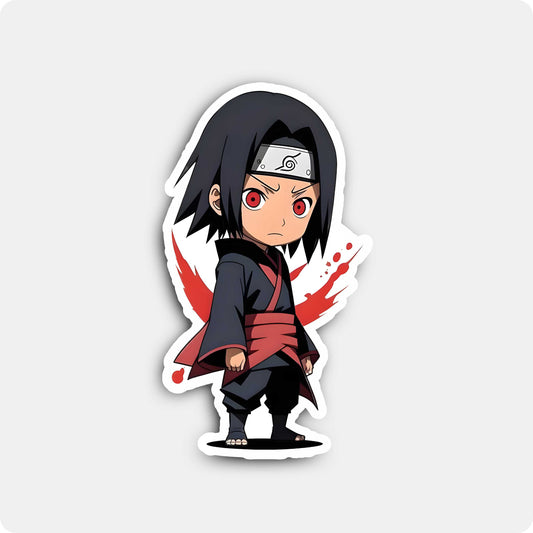 Naruto Itachi Uchiha Sticker – Cute Chibi Version