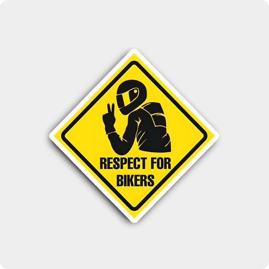 Respect for Bikers Sticker - Biker Accessories