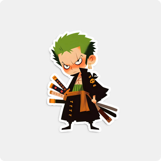 One Piece Zoro Chibi Sticker