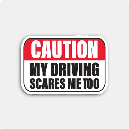 Biker Caution Sticker - Respect the Rider