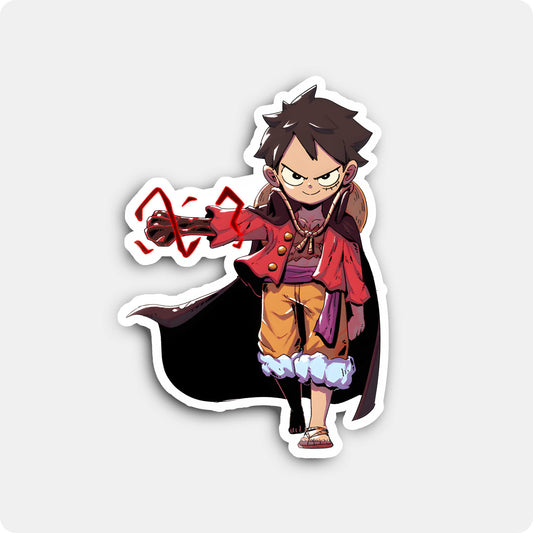 One Piece Luffy Armor Haki Sticker