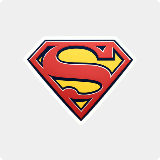 Superman Emblem Sticker – DC Superhero