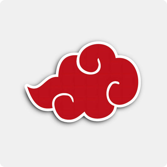 Naruto Akatsuki Cloud Sticker - Anime Villains