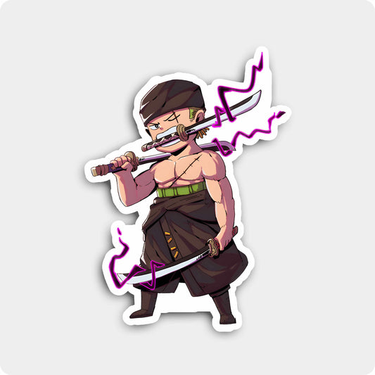 One Piece Zoro Sword Haki Sticker - Vice Captain