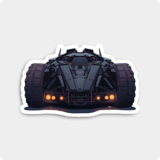Batman Batmobile Sticker – Dark Knight Ride