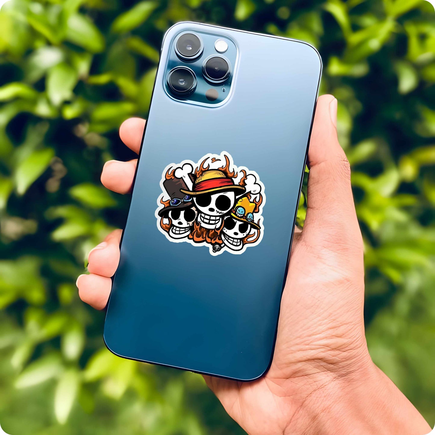 One Piece Luffy, Ace & Sabo Sticker – Pirate Brothers