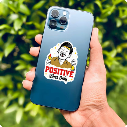 Vadivelu Funny Positive Vibe Only Sticker