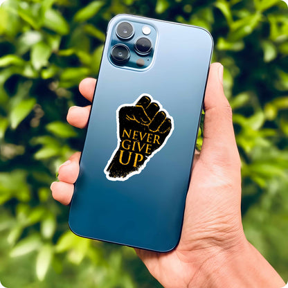 Motivational Sticker - Never Give Up