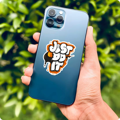 Just Do It Funny Sticker – Motivational Meme