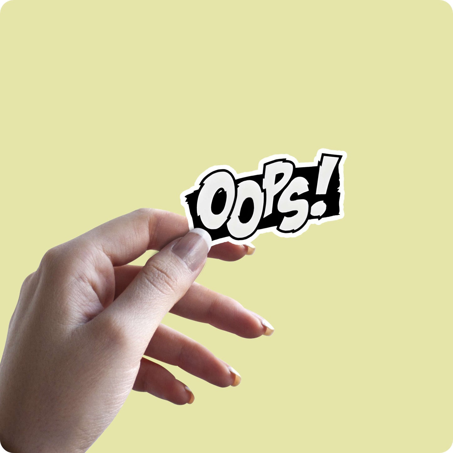 Oops! Funny Sticker - Life's a Glitch