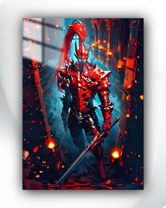 Solo Leveling Igris Metal Poster
