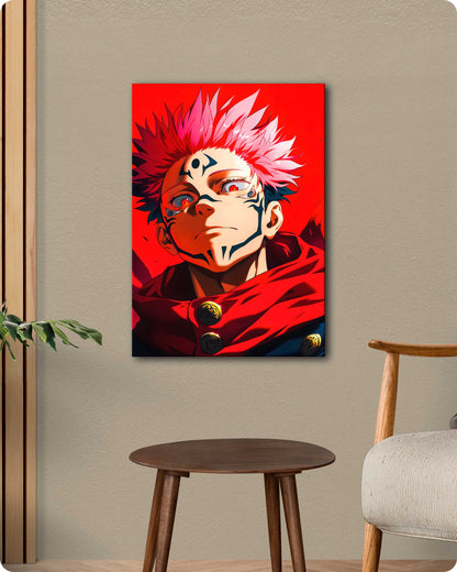 Jujutsu Kaisen Metal Poster – Sukuna Awakening