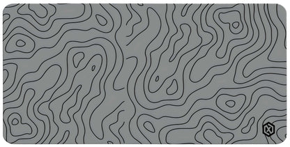 Geographic Abstract Waves Deskmat – Modern Design