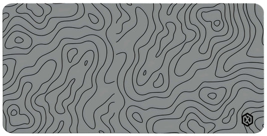 Geographic Abstract Waves Deskmat – Modern Design