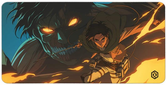 Attack on Titan Anime Deskmat – Eren Yeager & Titan Form