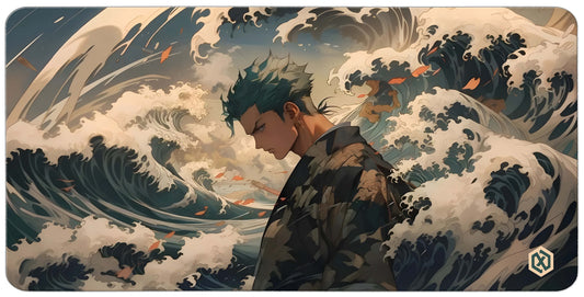 One Piece Zoro Anime Deskmat - Three Swords Style