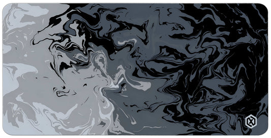 Color Burst Deskmat – Abstract Paint Swirl Design