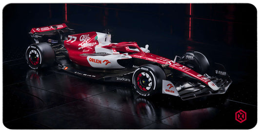 Alfa Romeo C24 Formula 1 Deskmat – F1 Supercar Motorsport