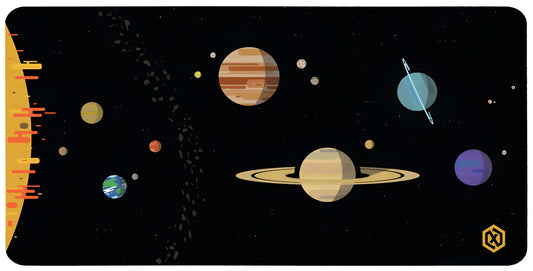 Solar System Deskmat – Planetary Orbit Galaxy