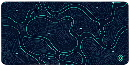 Abstract Linescape Deskmat - Sleek Line Patterns
