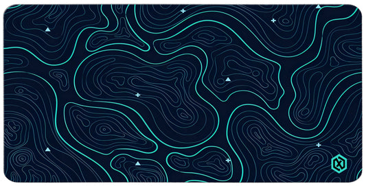 Abstract Linescape Deskmat - Sleek Line Patterns