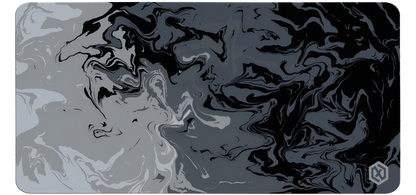 Color Burst Deskmat – Abstract Paint Swirl Design
