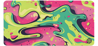 Graffiti Splash Deskmat - Abstract Neon