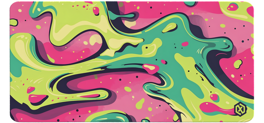 Graffiti Splash Deskmat - Abstract Neon
