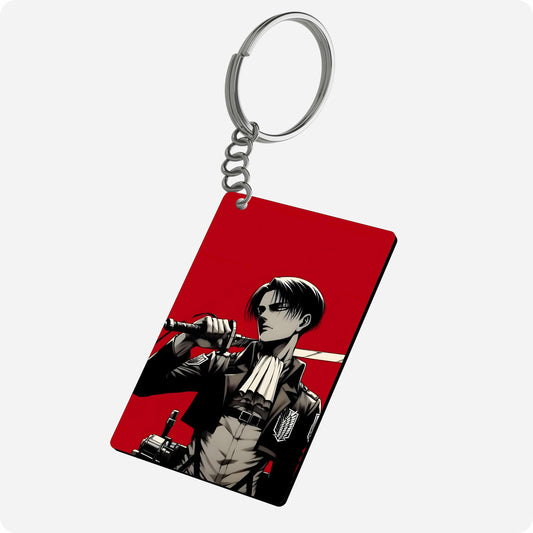 Attack on Titan Levi Anime Keychain