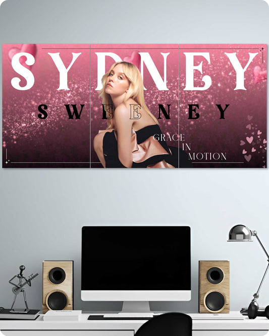 Sydney Sweeney Poster – 3-Piece Split Set