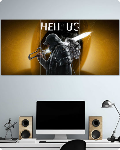 Hell is Us Game Poster – War-Torn - 3-Piece Split Set | 1x3