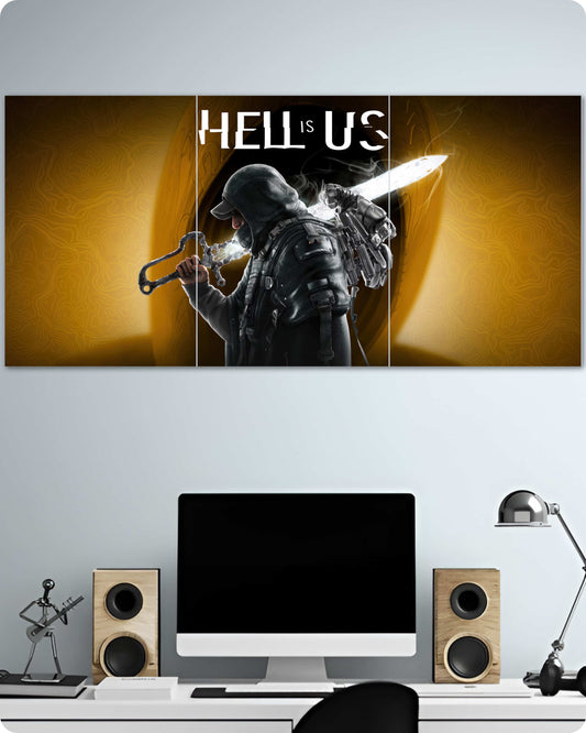 Hell is Us Game Poster – War-Torn - 3-Piece Split Set | 1x3