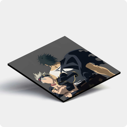 Black Clover Coaster – Asta & Yami Art Edition